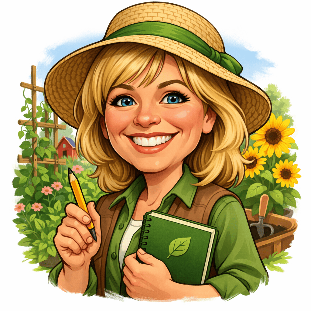 Happy farm girl with notebook and sunflowers in garden, eco-friendly farming, sustainable gardening.
